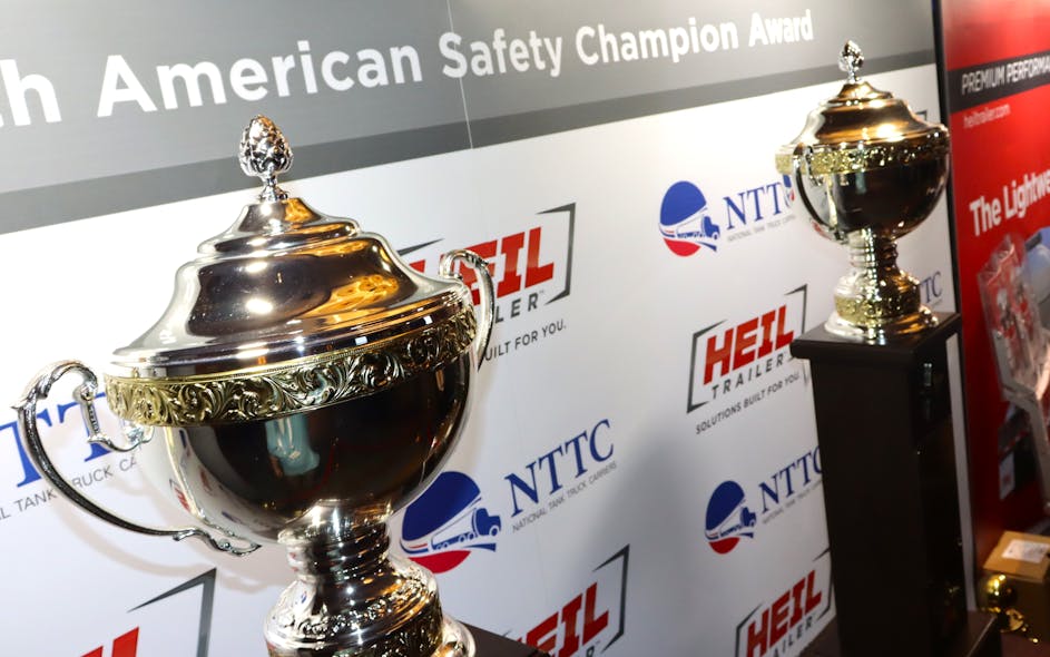 In addition to naming two for-hire carrier safety champs, NTTC for the first time will award a Heil trophy to a private fleet during the North American safety contest awards luncheon, which begins at noon May 23.