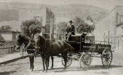 Ventura Transfer was founded in 1869 in Ventura County, California, with one wagon and two horses. Ventura Transfer was founded in 1869 in Ventura County, California, with one wagon and two horses.