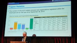 Of drivers with at least one violation, FMCSA's Bryan Price said less than a third have completed the return-to-duty process. Of drivers with at least one violation, FMCSA's Bryan Price said less than a third have completed the return-to-duty process.