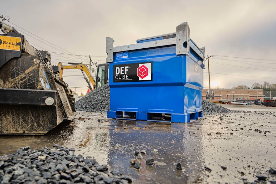 The DEF Cube is a stand-alone storage tank that&rsquo;s ideal for large quantities of DEF and features a durable design outfitted for the most rugged environments.