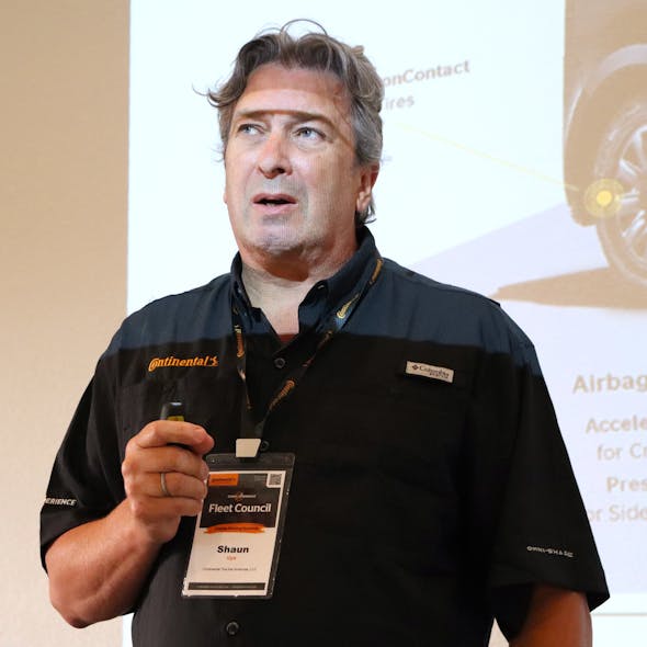 Shaun Uys, Continental vice president of sales and marketing for the U.S. truck tires market.