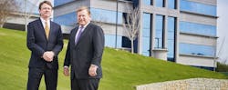 Peter Sumerford, J&M Tank Lines president, at left, has helped lead the family-owned and -operated carrier since 1989. Peter Sumerford, J&M Tank Lines president, at left, has helped lead the family-owned and -operated carrier since 1989.