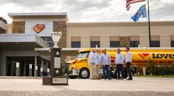 Gemini Motor Transport is NTTC’s first North American safety champion in the new private-fleet division. Gemini previously claimed a Heil trophy as a for-hire carrier but 80% of its business is in serving Love’s Travel Stops. Gemini Motor Transport is NTTC’s first North American safety champion in the new private-fleet division. Gemini previously claimed a Heil trophy as a for-hire carrier but 80% of its business is in serving Love’s Travel Stops.