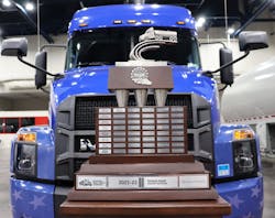 NTTC recognized 2021-22 Professional Tank Truck Driver of the Year Thomas Frain, of Highway Transport, during last year&rsquo;s Annual Conference.