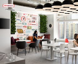 230921 Calgary Headquarters Cafe + Logo Wall 230921 Calgary Headquarters Cafe + Logo Wall