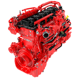 The Cummins X15N natural gas engine The Cummins X15N natural gas engine