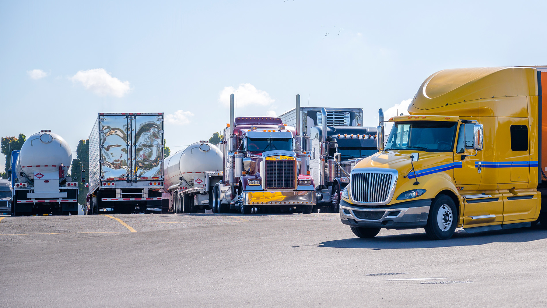 Realize Truck Parking Stock Image 300dpi 654e4da355315