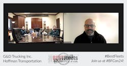 Best Fleets representatives recently interviewed G&D Trucking/Hoffman Transportation leaders. Best Fleets representatives recently interviewed G&D Trucking/Hoffman Transportation leaders.