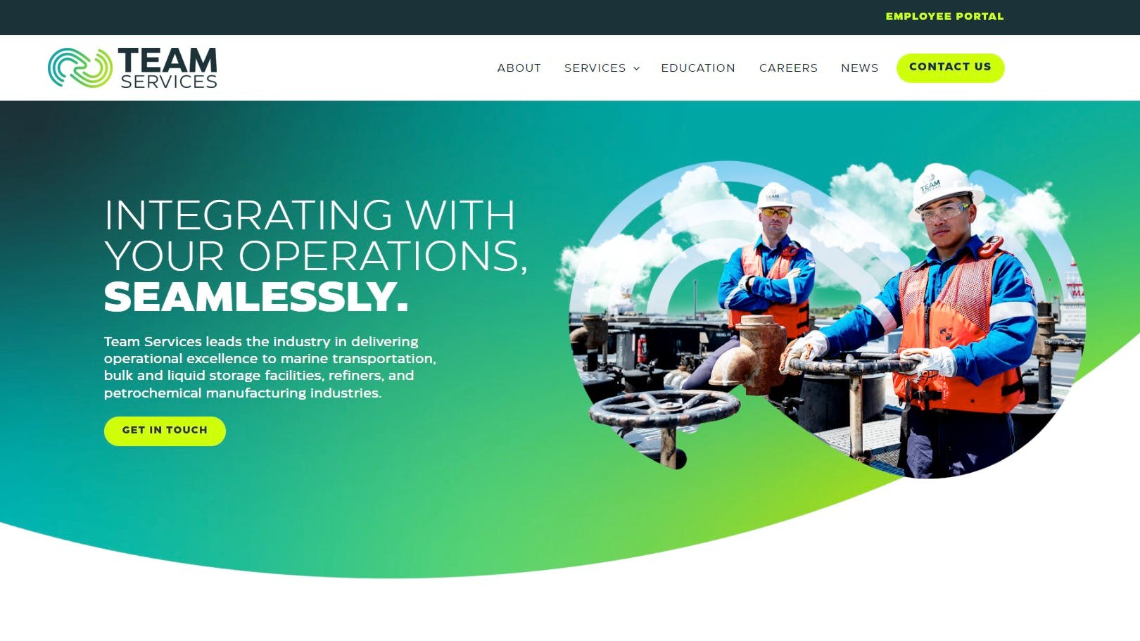 65b92127456089001e7250e1 Team Services Home Page