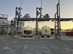 Plug Power completes the first customer fill of liquid green hydrogen at its Georgia plant one week after the official commencement of operations at the Woodbine facility.