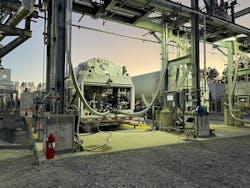 Plug cryogenic trailer is filled with liquid hydrogen for delivery to Walmart, Amazon and Home Depot sites. Plug cryogenic trailer is filled with liquid hydrogen for delivery to Walmart, Amazon and Home Depot sites.