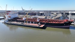 DAT Venus delivers renewable diesel to the Colonial terminal in Savannah, Georgia. DAT Venus delivers renewable diesel to the Colonial terminal in Savannah, Georgia.