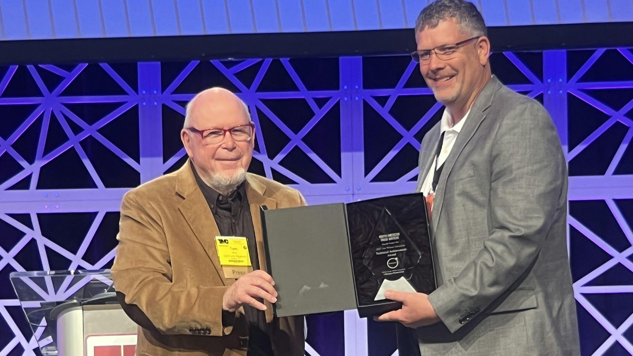 Last year&rsquo;s Technical Achievement Award and accompanying trophy went to Volvo Trucks&rsquo; low-speed, high efficiency I-Torque powertrain.