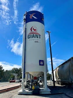 Giant Cement recently leased three mobile storage silos from XBL Storage Solutions in a big win for the dry bulk logistics provider.