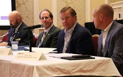 Industry executives look to advance tank truck industry causes with committee meetings held throughout the Annual Conference. Industry executives look to advance tank truck industry causes with committee meetings held throughout the Annual Conference.