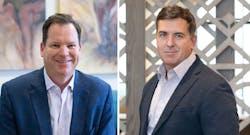 Brandon Huff, new Titan Cloud senior vice president for global fuel logistics and president of global operations, at left; and David Freese, Titan Cloud CEO and chief product officer. Brandon Huff, new Titan Cloud senior vice president for global fuel logistics and president of global operations, at left; and David Freese, Titan Cloud CEO and chief product officer.