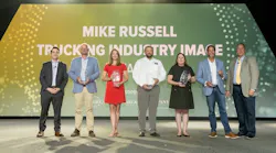 Winners of the 2023 Mike Russell Trucking Industry Image Award