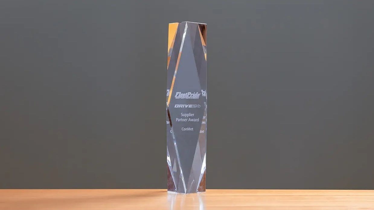 668eb8b4d1d73362337e6f66 Conmet Fleetpride Supplier Award 2