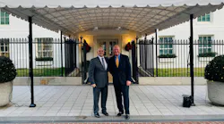 Ryan Streblow, NTTC president, at left, and Rob Sandlin, Florida Rock and Tank Lines president