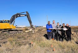 Western Global team members participate in the new facility groundbreaking in October 2023. Western Global team members participate in the new facility groundbreaking in October 2023.