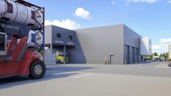 The proposed $5.5 million, 4-acre facility would include two bays for cleaning tank containers and trailers, and three for maintenance and repairs, along with offices, heating infrastructure, and parking. The proposed $5.5 million, 4-acre facility would include two bays for cleaning tank containers and trailers, and three for maintenance and repairs, along with offices, heating infrastructure, and parking.