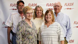 The McConnell family, which owns the FLASH family of companies, includes Jim McConnell, Mandi Hinrichs (McConnell), Pat McConnell (owner), Lynn McConnell (owner), and Karen McConnell.