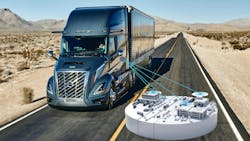 Volvo Trucks North America unveiled enhancements to the Blue Service Contract, featuring AI-driven adaptive maintenance and connectivity for improved fleet uptime and performance. Volvo Trucks North America unveiled enhancements to the Blue Service Contract, featuring AI-driven adaptive maintenance and connectivity for improved fleet uptime and performance.