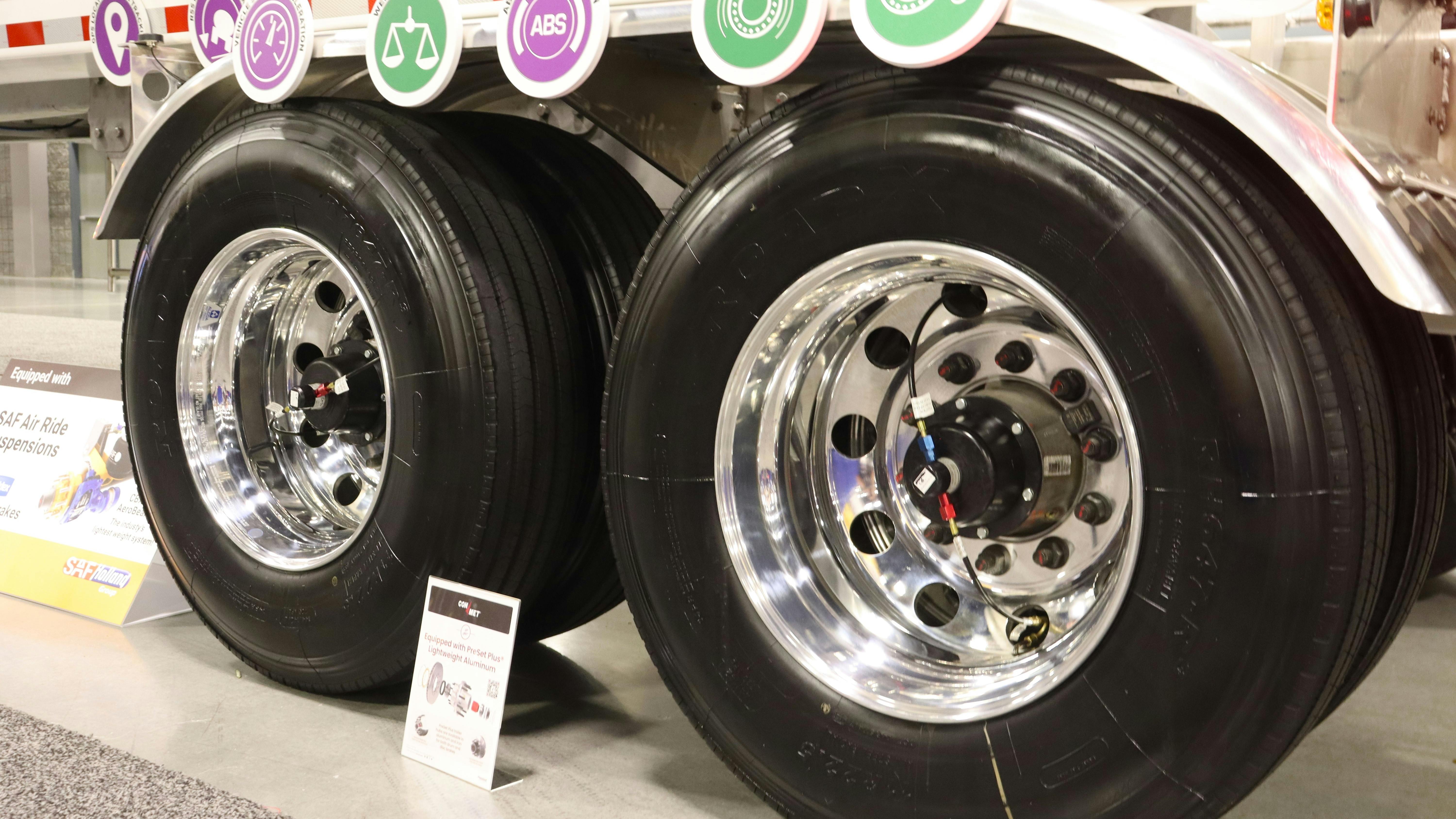 Kraft's new Omni composite tank trailer features ConMet wheel ends as a standard feature.