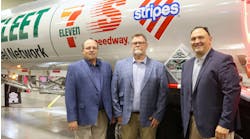Left to right are SWTO safety manager Ronnie McCoy, SWTO maintenance manager Mark Lowe, and SWTO operations director Archie Wood. Left to right are SWTO safety manager Ronnie McCoy, SWTO maintenance manager Mark Lowe, and SWTO operations director Archie Wood.