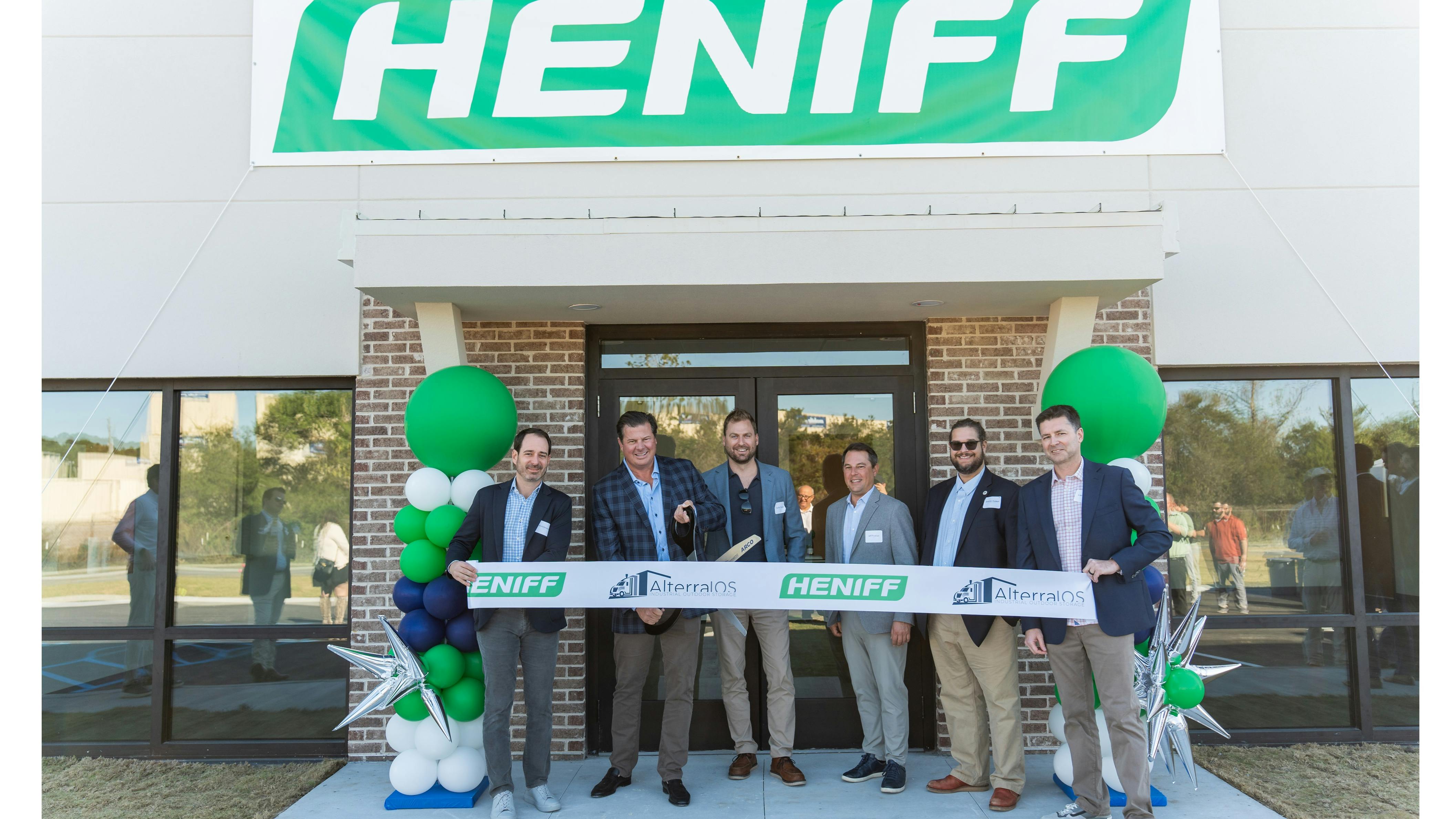 Heniff, Alterra IOS, and Arco recently held a ribbon-cutting ceremony to celebrate the ISO tank depot and warehouse project in Charleston, South Carolina. The event included remarks from Charlie Totten, Alterra IOS SVP; Bob Heniff, Heniff Transportation founder and CEO; Grant Fairvalley, Arco design/build project manager; and Brandon Hudson, North Charleston City Council member, District 8.