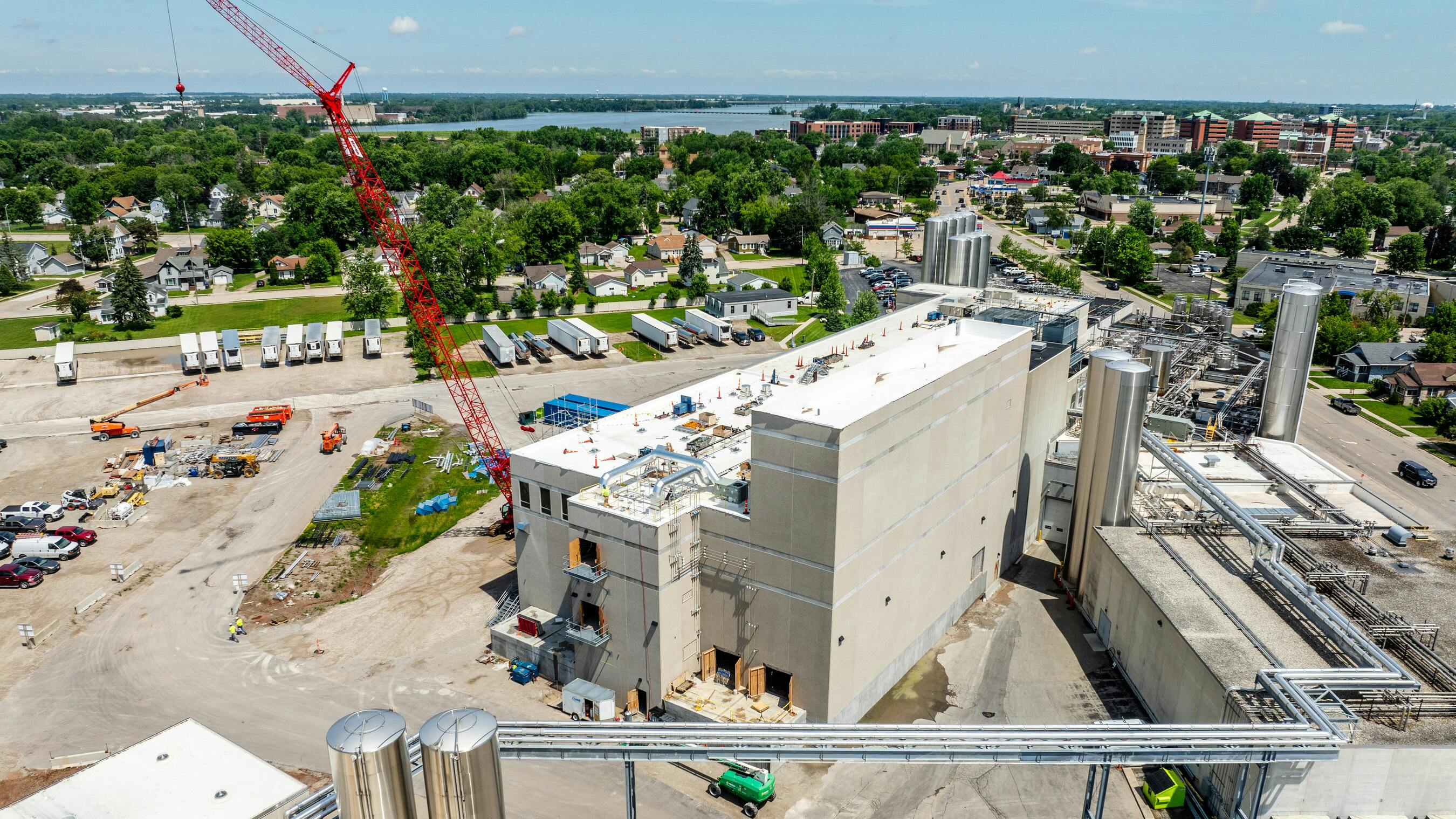 Dairy ingredient production facility in Neenah, Wisconsin.
