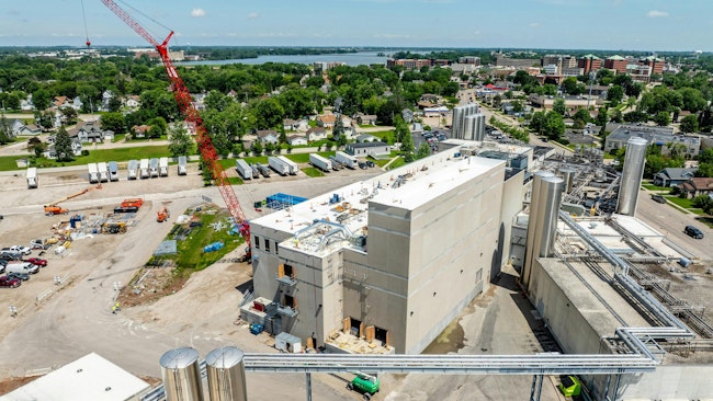 Dairy ingredient production facility in Neenah, Wisconsin.