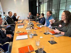 Industry leaders discussed technological possibilities and priorities for using software and data during their inaugural meeting. Industry leaders discussed technological possibilities and priorities for using software and data during their inaugural meeting.
