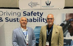 Rick Lusby, Highway Transport vice president of safety and quality, at left; and Travis O’Banion, Highway Transport managing director of safety and sustainability. Rick Lusby, Highway Transport vice president of safety and quality, at left; and Travis O’Banion, Highway Transport managing director of safety and sustainability.