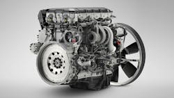 Positioned between the established 9- and 13-litre engine platforms, the Super 11 offers up to 7% improved fuel efficiency compared with Scania’s current 9-litre engine. Positioned between the established 9- and 13-litre engine platforms, the Super 11 offers up to 7% improved fuel efficiency compared with Scania’s current 9-litre engine.