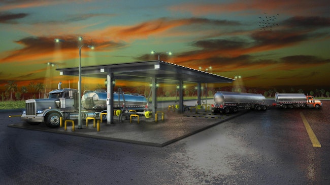 Equipped with state-of-the-art systems for efficient rack loading, precise blending, secure storage, and high-capacity throughput, the facility opens with two loading racks, expanding to six by year-end.