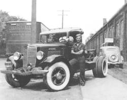Al Schneider purchased his first truck in 1935. Al Schneider purchased his first truck in 1935.