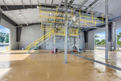 Internal view of the new Quantix tank wash in Port Allen, Louisiana. Internal view of the new Quantix tank wash in Port Allen, Louisiana.