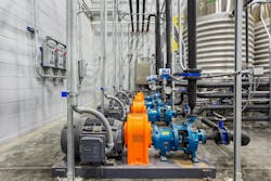 Water pumps used inside the new Quantix Port Allen tank wash in Louisiana. Water pumps used inside the new Quantix Port Allen tank wash in Louisiana.