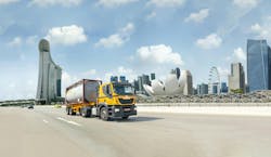 A Bertschi vehicle crosses Singapore’s iconic skyline, highlighting the company’s presence across Asia and its commitment to providing end-to-end chemical logistics on a global scale. A Bertschi vehicle crosses Singapore’s iconic skyline, highlighting the company’s presence across Asia and its commitment to providing end-to-end chemical logistics on a global scale.