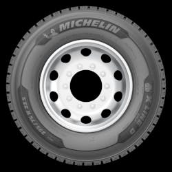 Michelin tire designers characterize the new X Line Grip D tire as a “once-in-a-lifetime” leap in tire technology for fleets. Michelin tire designers characterize the new X Line Grip D tire as a “once-in-a-lifetime” leap in tire technology for fleets.