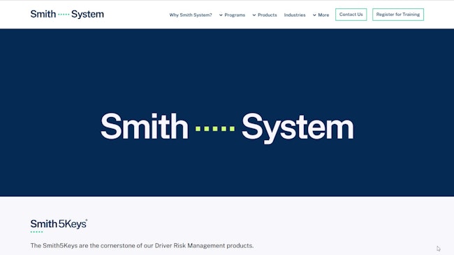 A new logo and website serve as the initial visual representation of the system’s evolution, focusing on the future while emphasizing the company’s Smith5Keys method, which organizations worldwide have relied on for over 70 years to enhance driver behavior.