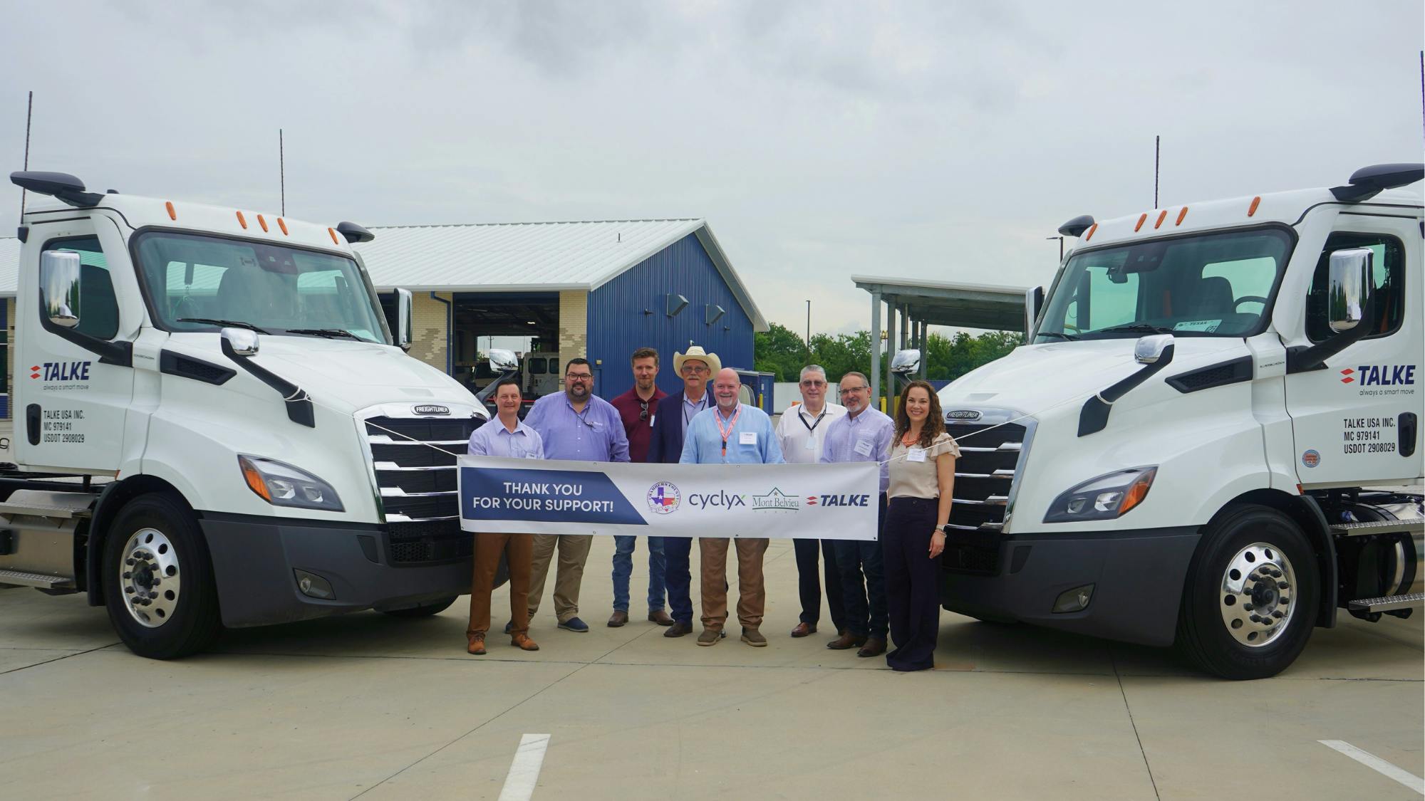 Talke USA recently broke ground on a new recycling support center in Mont Belvieu, Texas, just east of Houston.