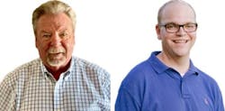 Randy Dickerson, co-founder of Trailers of Texas, at left, is retiring; and Nick Harmon, who joined the company in 2012, is assuming 100% ownership. Randy Dickerson, co-founder of Trailers of Texas, at left, is retiring; and Nick Harmon, who joined the company in 2012, is assuming 100% ownership.