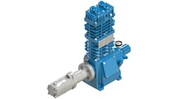 Blackmer's patent-pending Hydraulic Adapter Kit transforms existing compressor setups into compact, chassis-mounted, hydraulically driven systems. Blackmer's patent-pending Hydraulic Adapter Kit transforms existing compressor setups into compact, chassis-mounted, hydraulically driven systems.