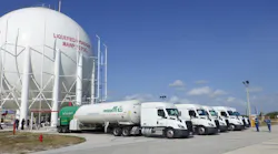 To complete the fill, Air Products delivered over 50 trailer loads of liquid hydrogen—more than 730,000 gallons in all—to NASA’s new sphere in Florida.