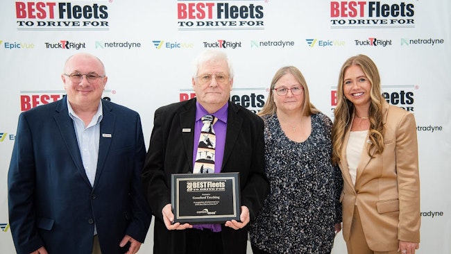Crawford Trucking earned a spot on the Best Fleets to Drive For Top 20 list for the second year in a row in January.