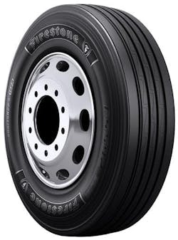 The fuel-efficient Firestone FS592 long-haul steer tire features an improved five-rib design and additional 32nd of tread depth. The fuel-efficient Firestone FS592 long-haul steer tire features an improved five-rib design and additional 32nd of tread depth.