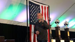 Jerry Curl is the chief operating officer at G&D Trucking/Hoffman Transportation, a podcaster with a growing following, and he could be a motivational speaker, too, if he ever decides to change careers. Jerry Curl is the chief operating officer at G&D Trucking/Hoffman Transportation, a podcaster with a growing following, and he could be a motivational speaker, too, if he ever decides to change careers.