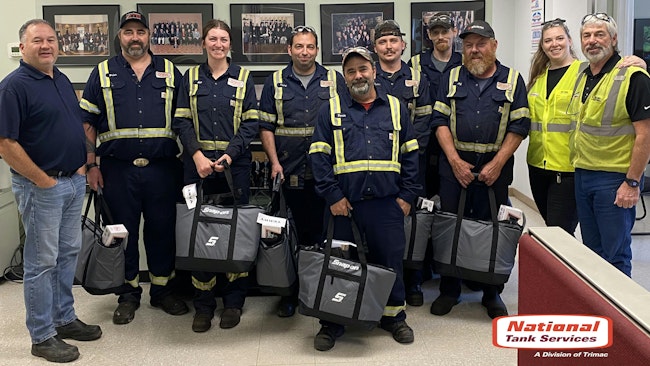 The National Tank Services team in Sarnia, Ontario, Canada, recently celebrated 20 years without a lost-time injury.